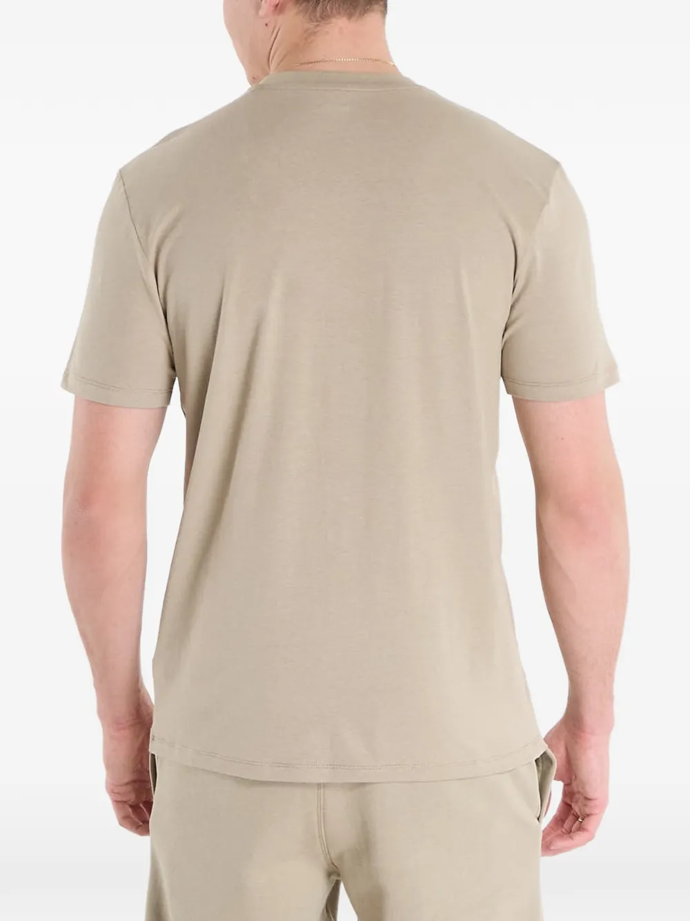 GUESS USA logo-patch T-shirt Groen