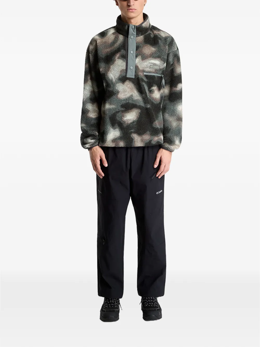 Columbia Helvetia II printed fleece sweater Grijs