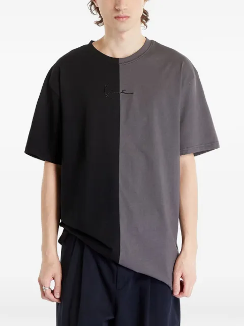 karl kani Small Signature split T-shirt