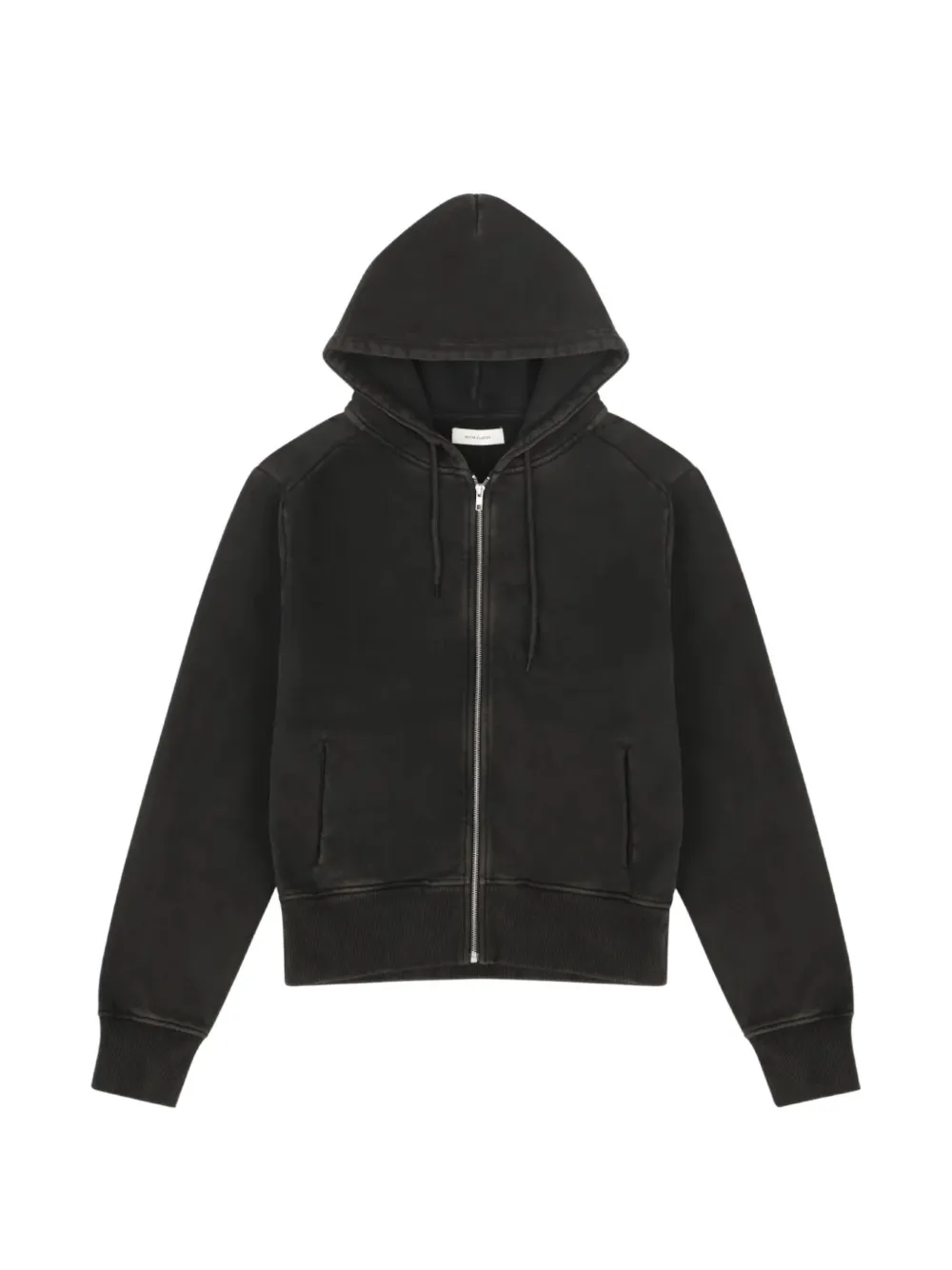ENTIRE STUDIOS slim-fit zip-up hoodie Zwart