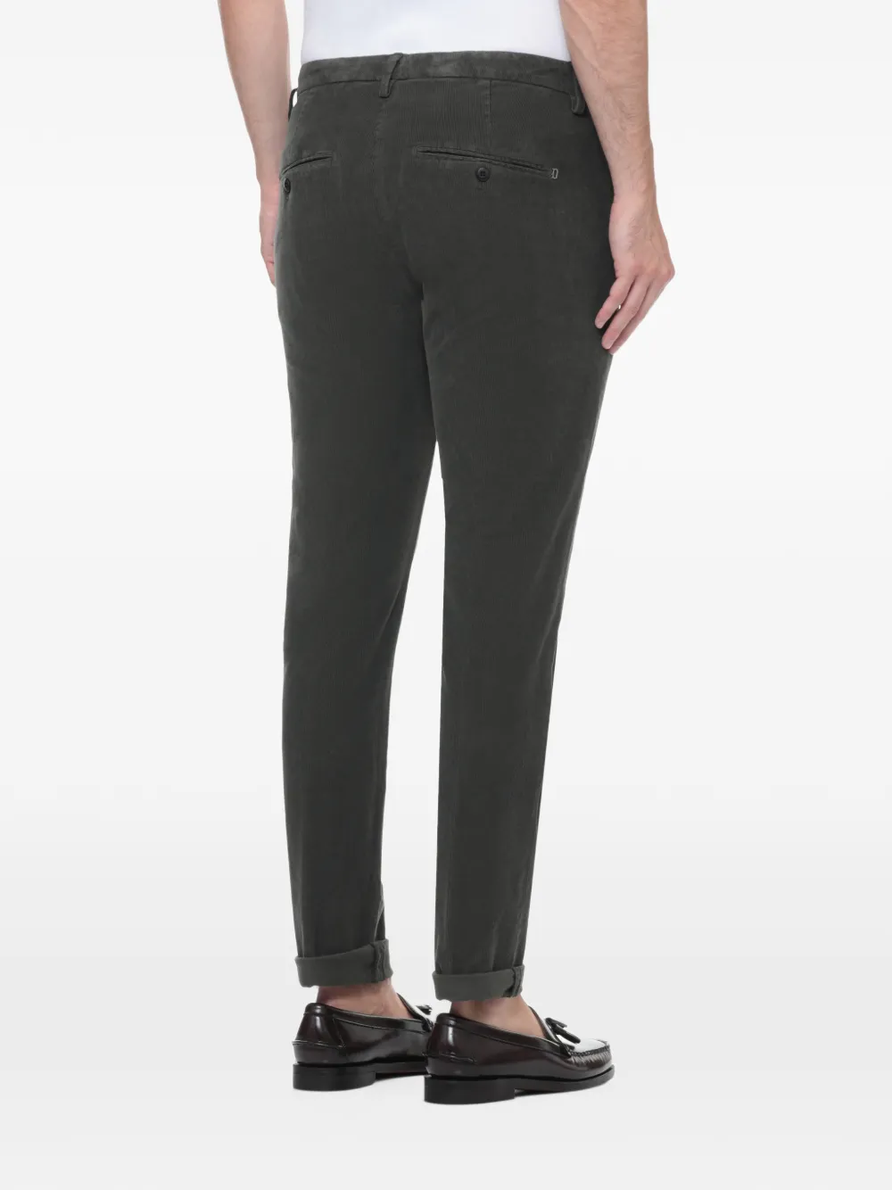 DONDUP Gaubert corduroy slim-fit trousers Groen