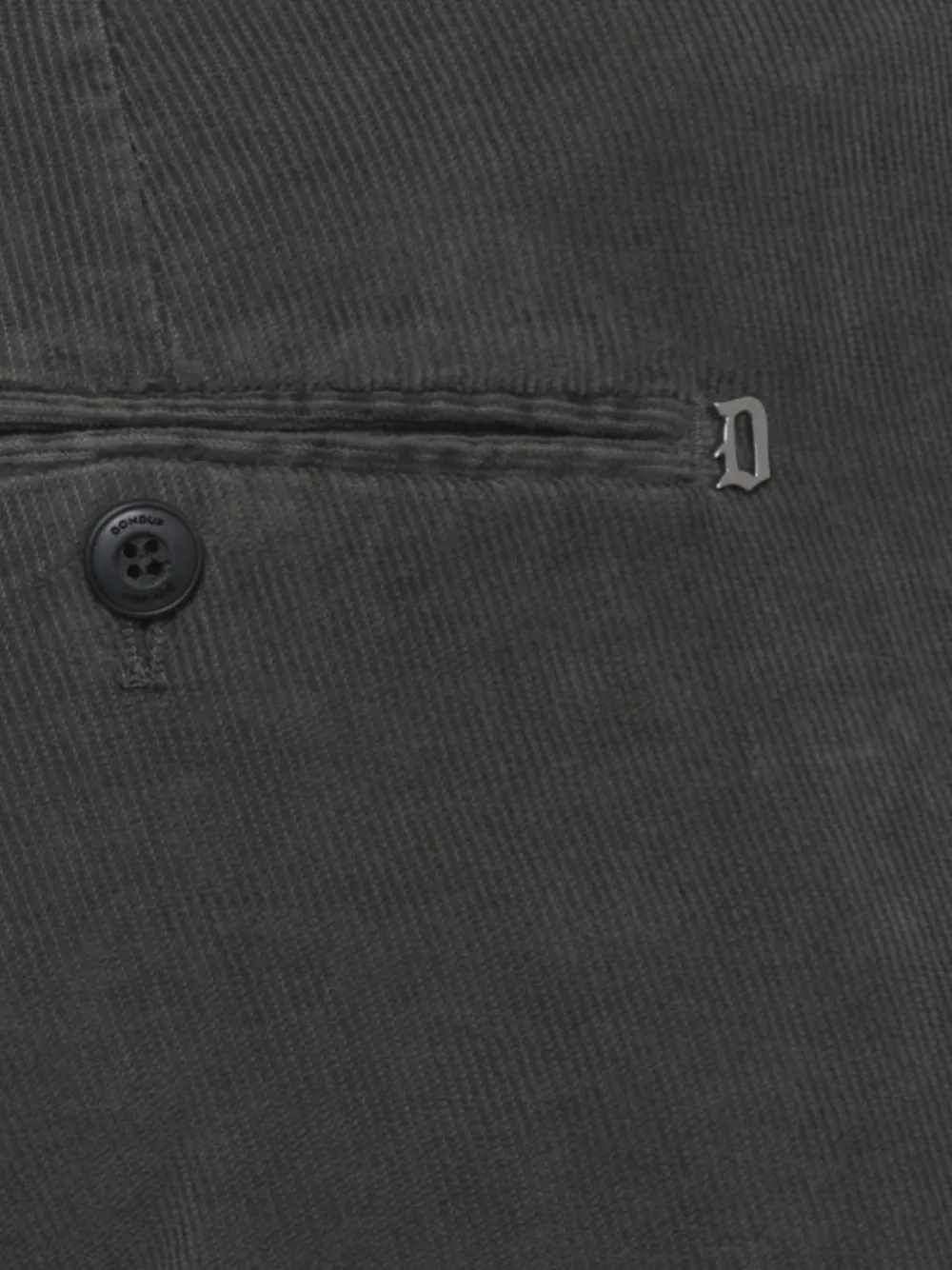 DONDUP Gaubert corduroy slim-fit trousers Groen