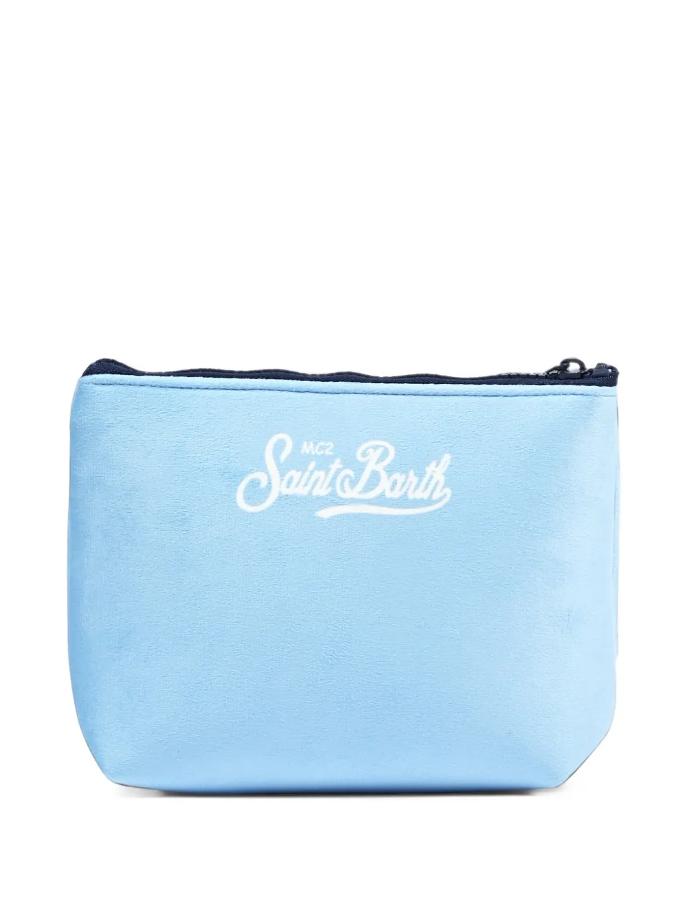 MC2 Saint Barth Kids x Peanuts Aline Après Ski Snoopy and Woodstock printed clutch bag Blauw