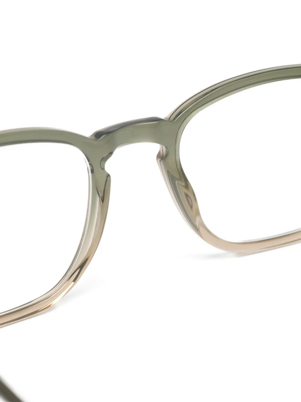 Garrett Leight Howland bril met vierkant montuur Groen
