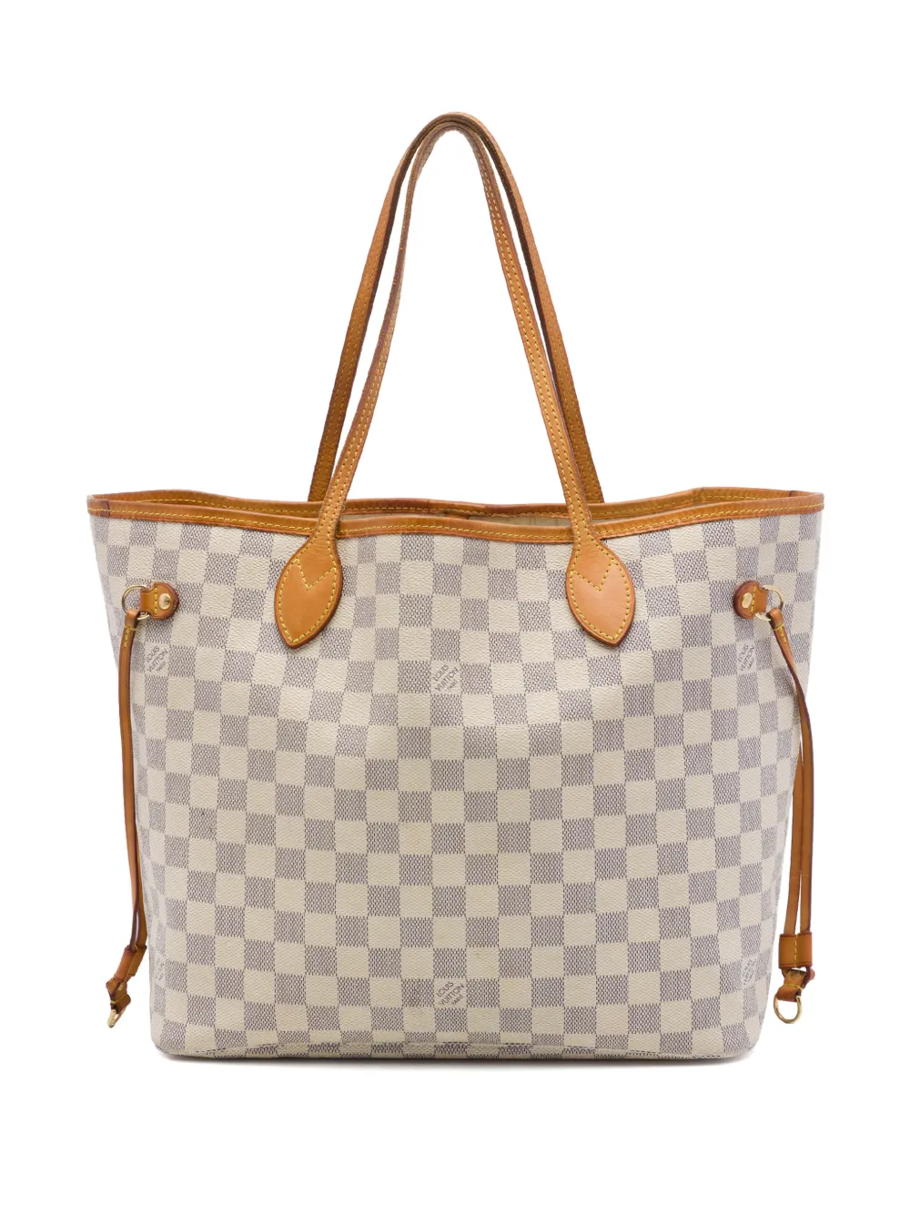Louis Vuitton Pre-Owned 2012 Damier Azur Neverfull MM tote bag - Weiß