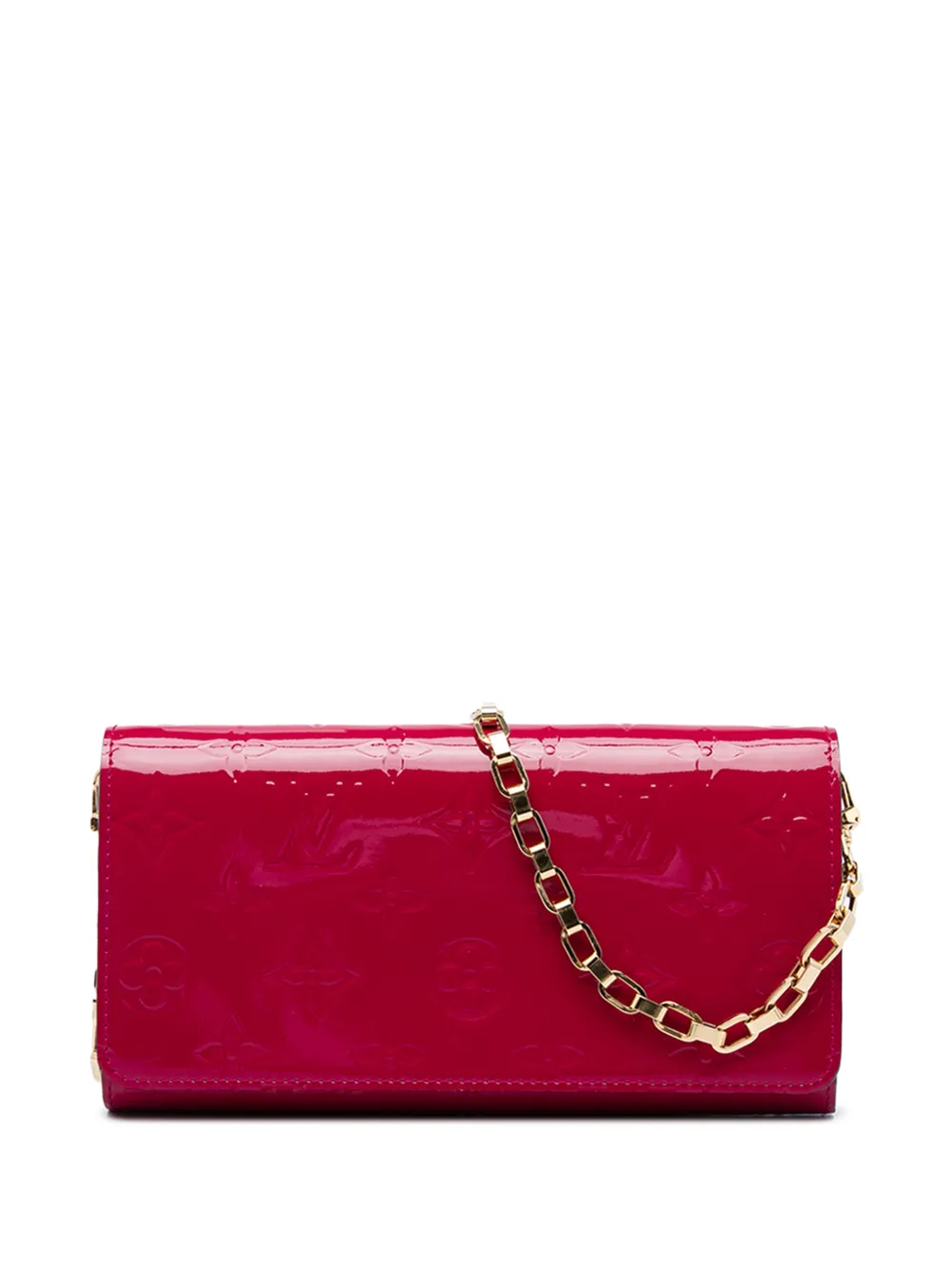 Louis Vuitton Pre-Owned 2014 Monogram Vernis Chain Wallet shoulder bag - Rosa