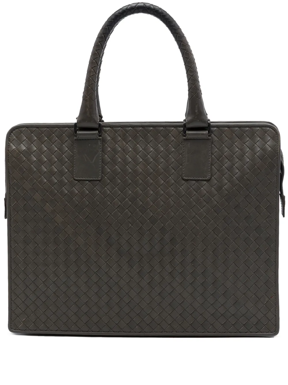 Bottega Veneta Pre-Owned 2012-2026 Nappa Intrecciato business bag - Grau