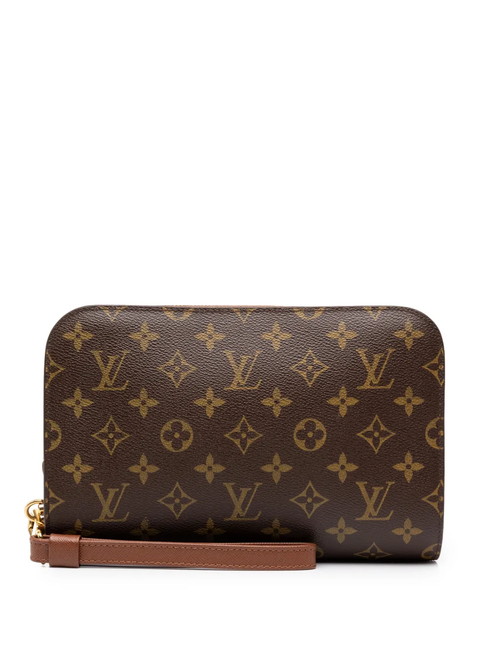 Louis Vuitton Pre-Owned 2009 Monogram Orsay clutch bag - Braun