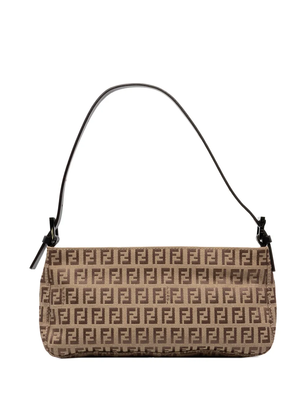 Fendi Pre-Owned 2000-2010 Zucchino Canvas Pochette shoulder bag - Nude