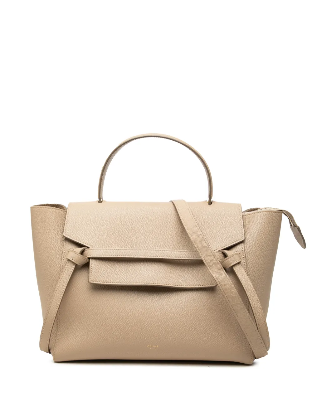 Celine Pre-Owned 2016 Mini Grained Calfskin Belt Bag satchel - Neutrals