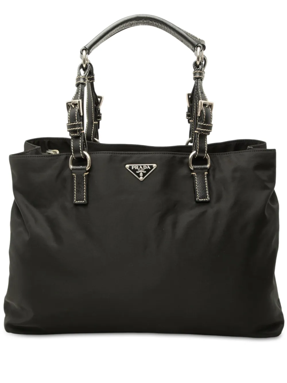 Prada Pre-Owned 2013-2026 Tessuto tote bag - Nero