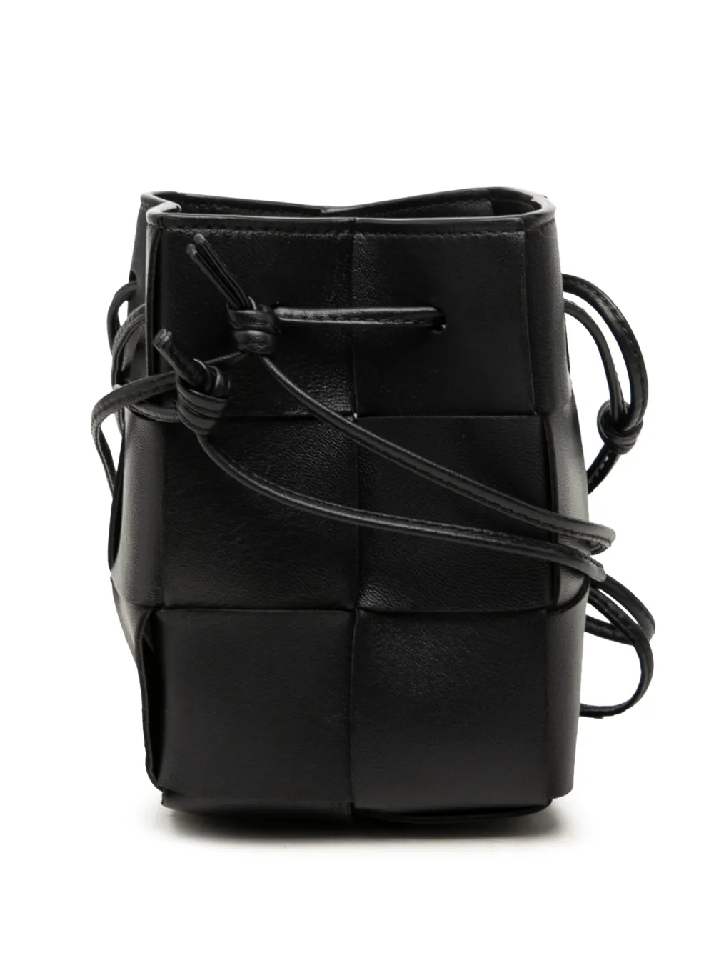 Bottega Veneta Pre-Owned 2012-2026 Mini Nappa Maxi Intrecciato Cassette bucket bag - Schwarz