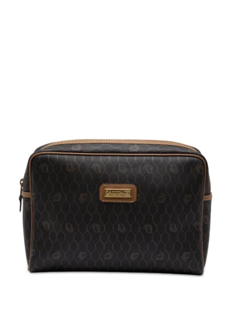 Christian Dior Pre-Owned 20th Century Honeycomb Coated Canvas pouch
