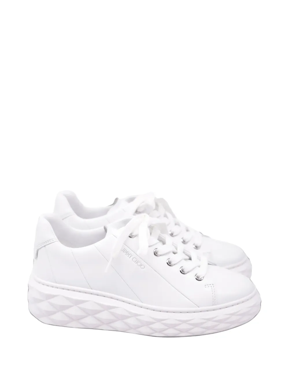 Jimmy Choo Pre-Owned Diamond Light Maxi sneakers - Weiß