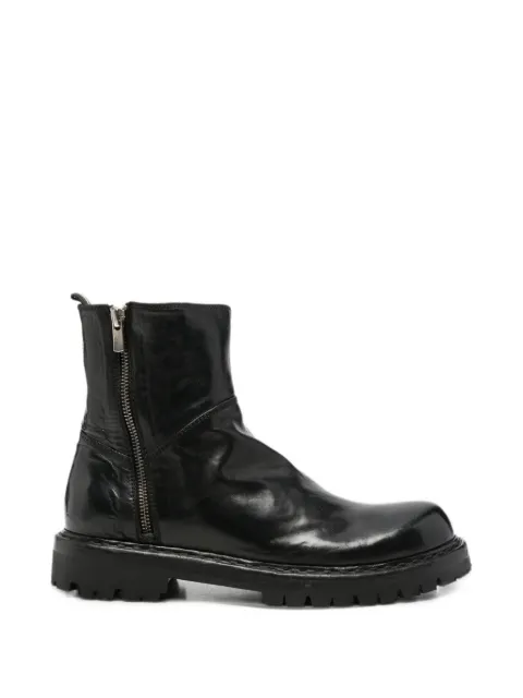Officine Creative zip-up lug-sole boots