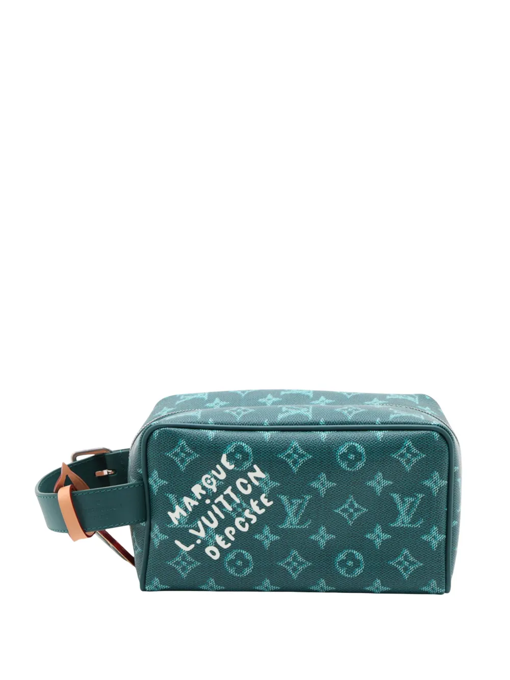 Louis Vuitton Pre-Owned 2021-2026 Monogram Heritage Dopp Kit clutch bag - Grün