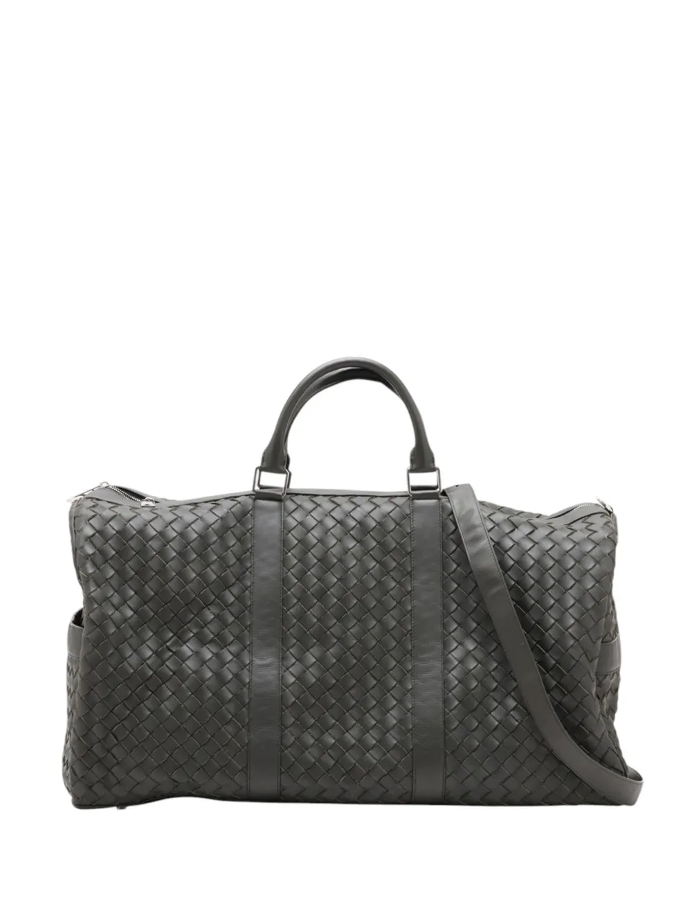 Bottega Veneta Pre-Owned 2000-2026 Nappa Intrecciato travel bag - Braun