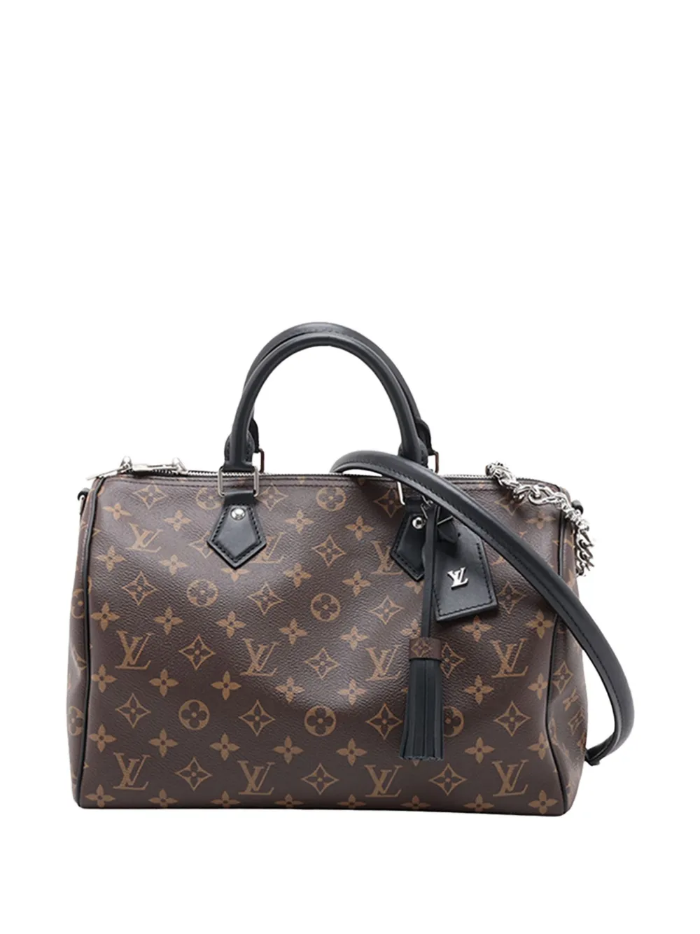 Louis Vuitton Pre-Owned 2021-2026 Monogram Speedy Soft 30 Dark satchel - Braun