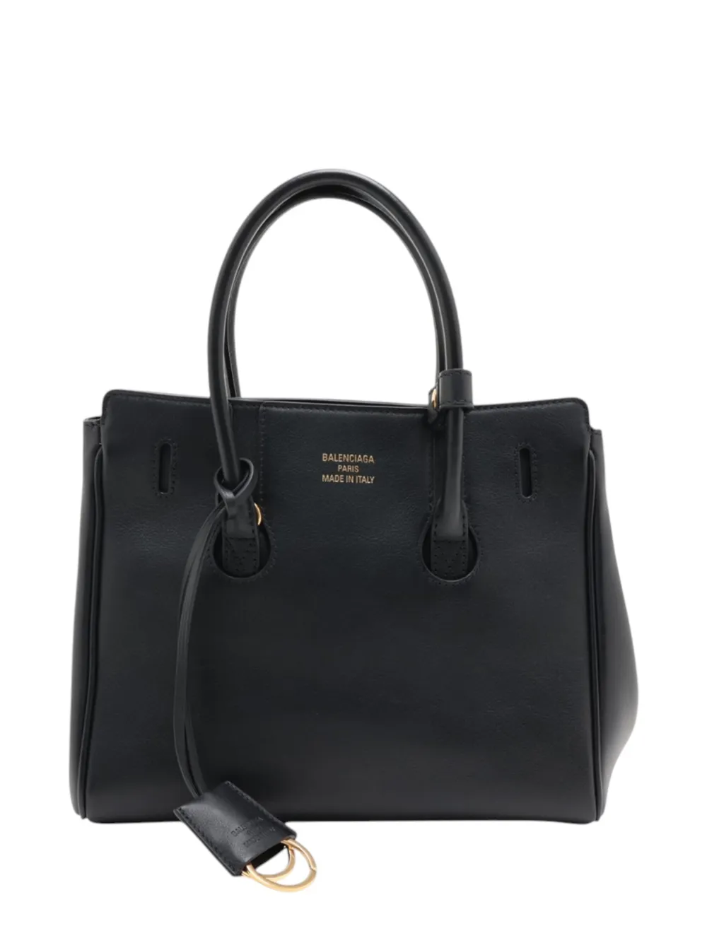 Balenciaga Pre-Owned 2010-2026 Mini Smooth Calfskin Hampton Carry All satchel - Schwarz