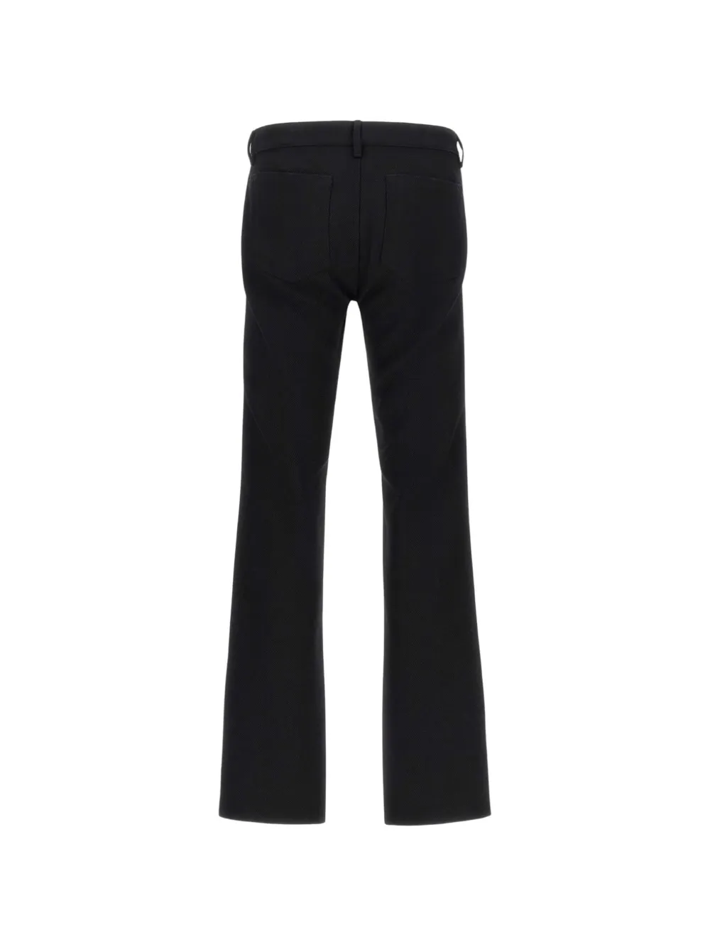 Rick Owens Vega herringbone-wool jeans Zwart