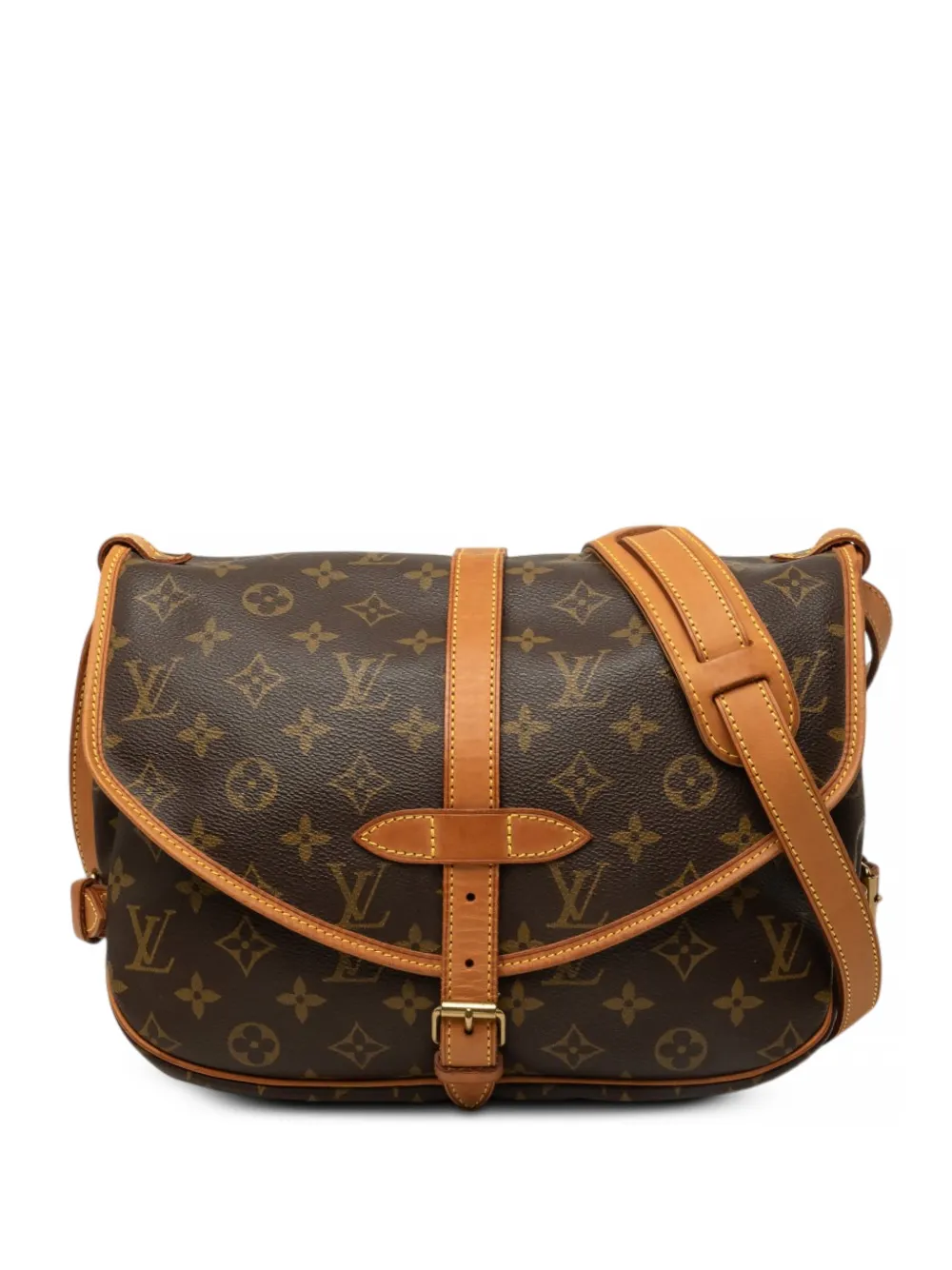 Louis Vuitton Pre-Owned 2004 Monogram Saumur 30 crossbody bag - Marrone
