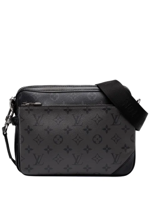 Louis Vuitton Pre-Owned 2020 Monogram Eclipse Reverse Trio Messenger crossbody bag