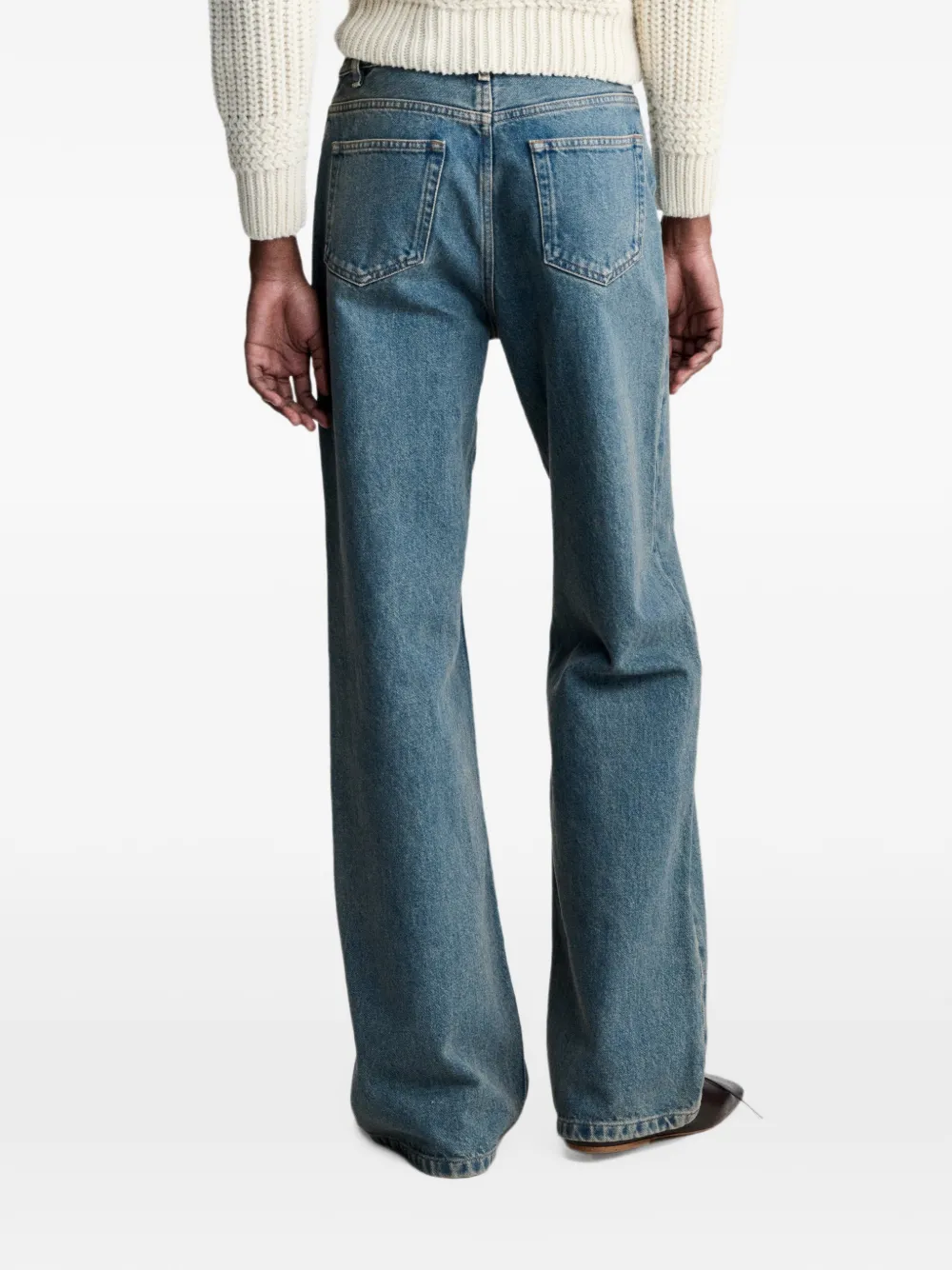 A.P.C. Elisabeth straight-leg jeans Blauw