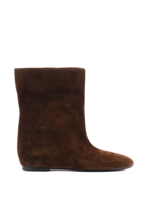Pretty Loafers Shorty suede ankle boots