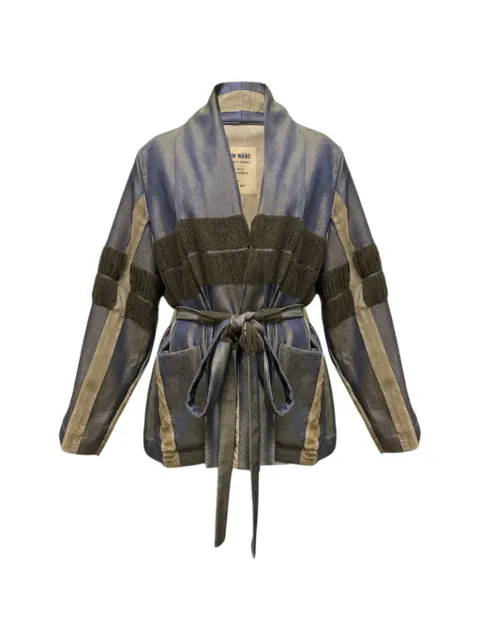 Uma Wang belted panelled jacket