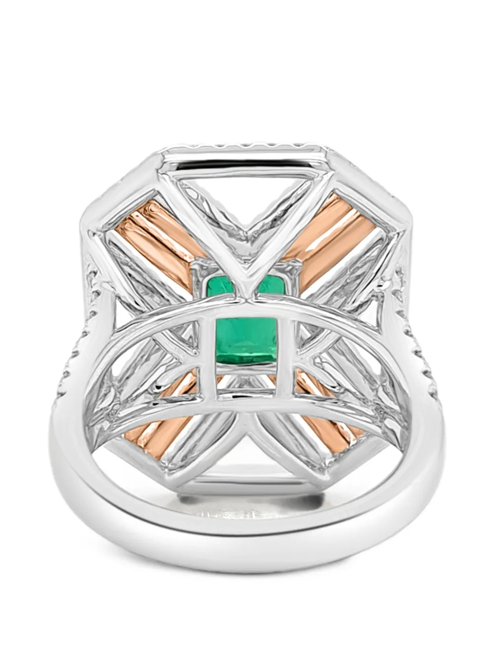 HYT Jewelry emerald and diamond ring - Argento