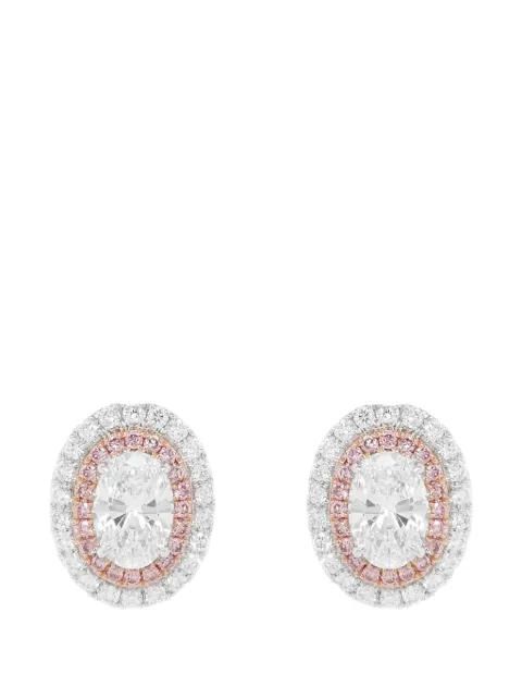HYT Jewelry boucles d'oreilles pendantes serties de diamants