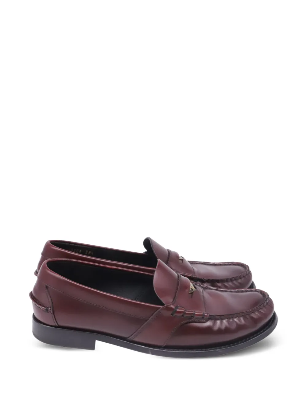 Prada Pre-Owned 2010s Penny loafers - Rouge Prada Pre-Owned 2010s Penny loafers - Rouge