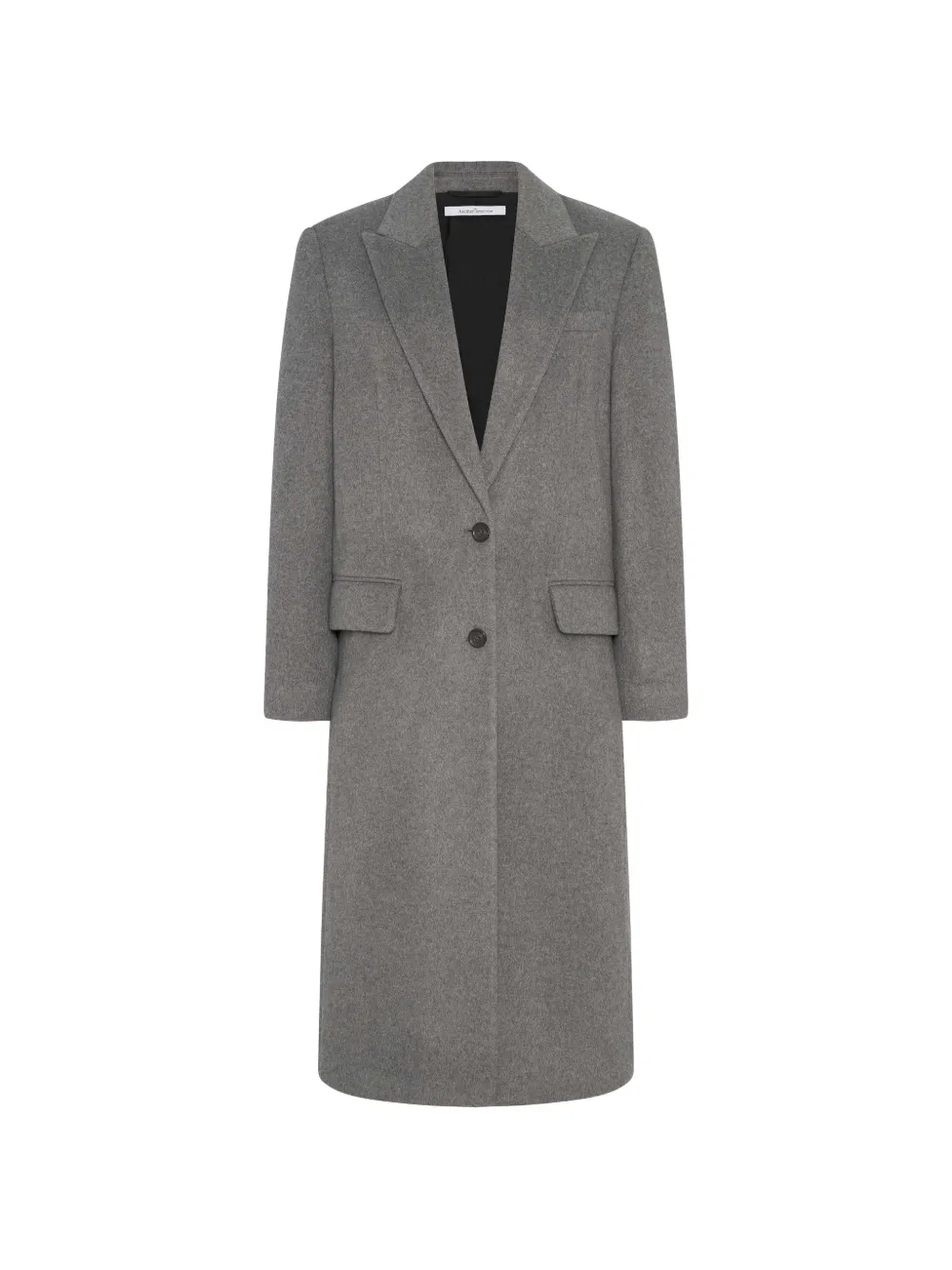 Another Tomorrow tailored cashmere coat - Grey