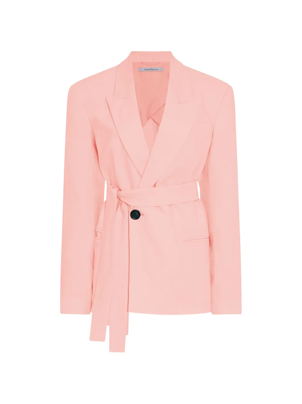 Another Tomorrow double-breasted fitted blazer - Rosa