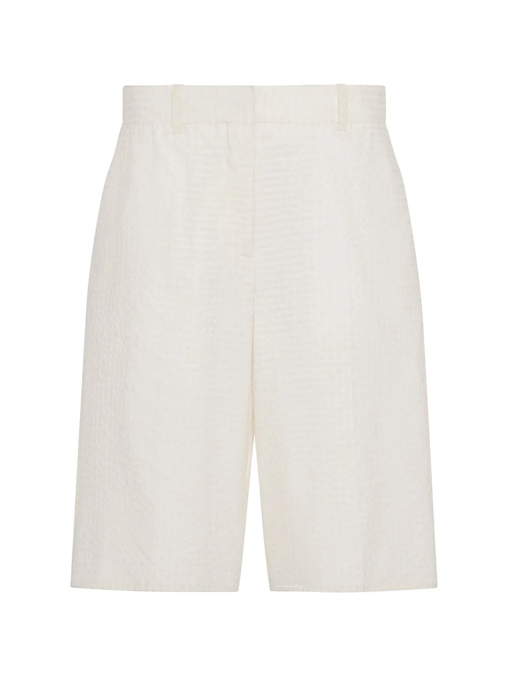 Another Tomorrow Bermuda gingham shorts Wit