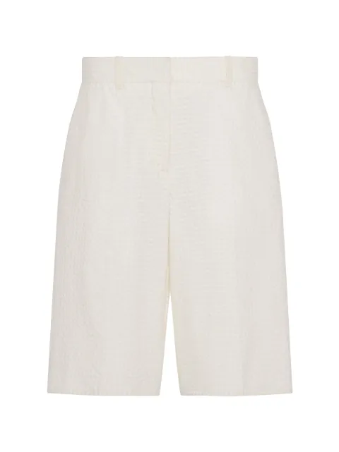 Another Tomorrow Bermuda gingham shorts