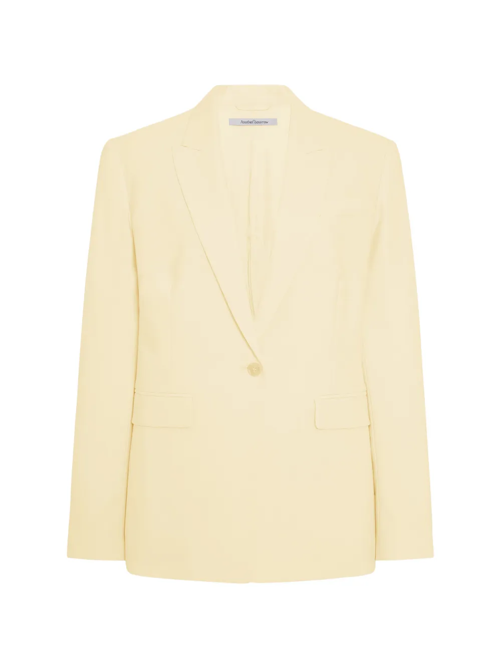 Another Tomorrow single-button peaked-lapel blazer - Gelb