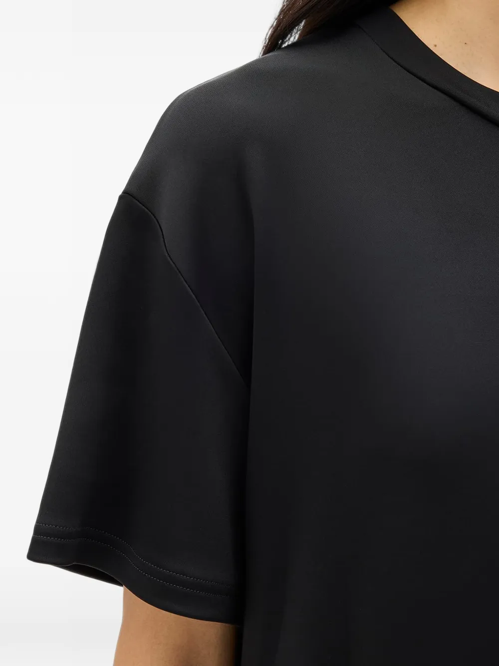 Another Tomorrow relaxed-fit short-sleeve T-shirt Zwart