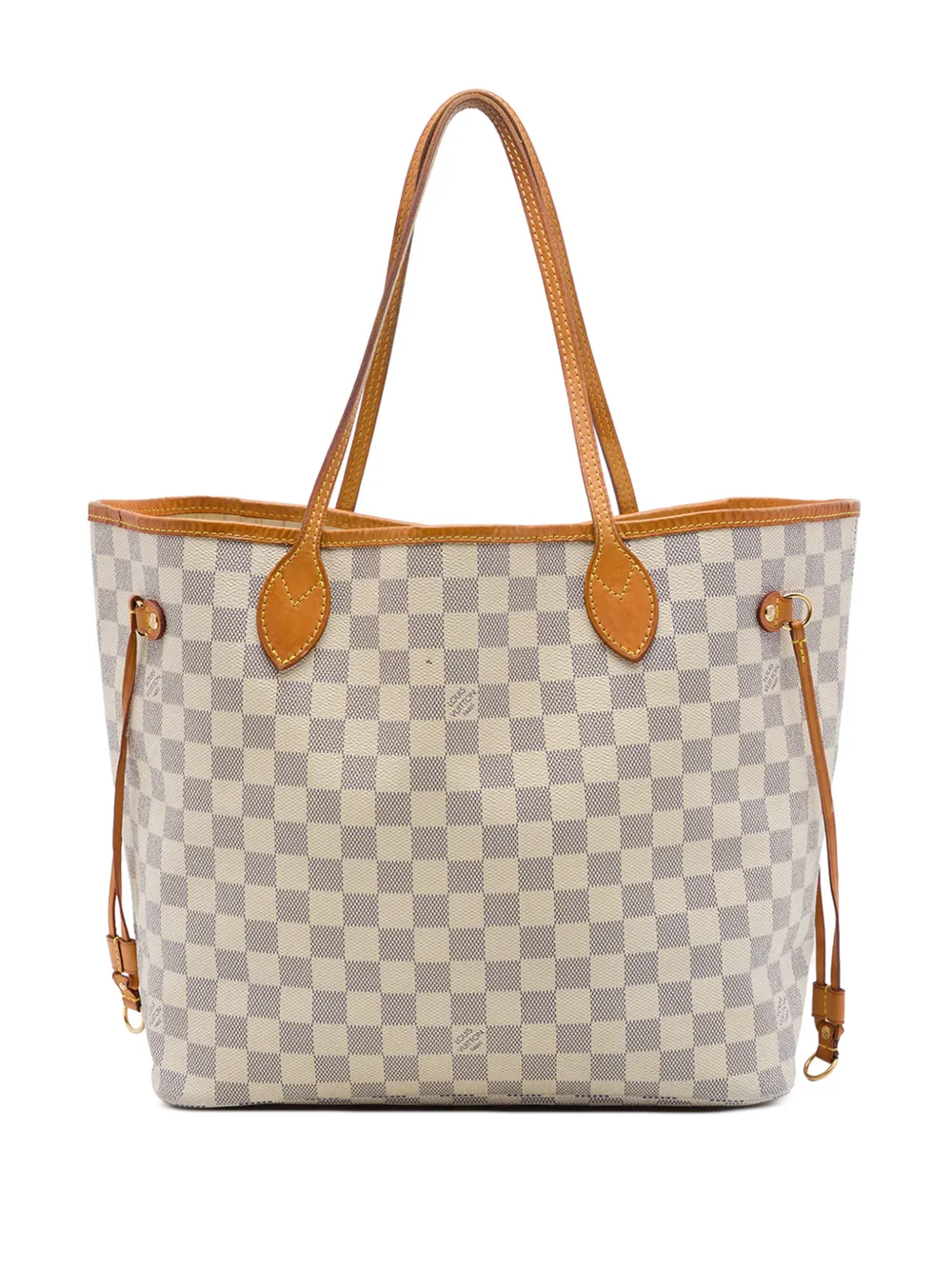 Louis Vuitton Pre-Owned 2012 Damier Azur Neverfull MM tote bag - Bianco