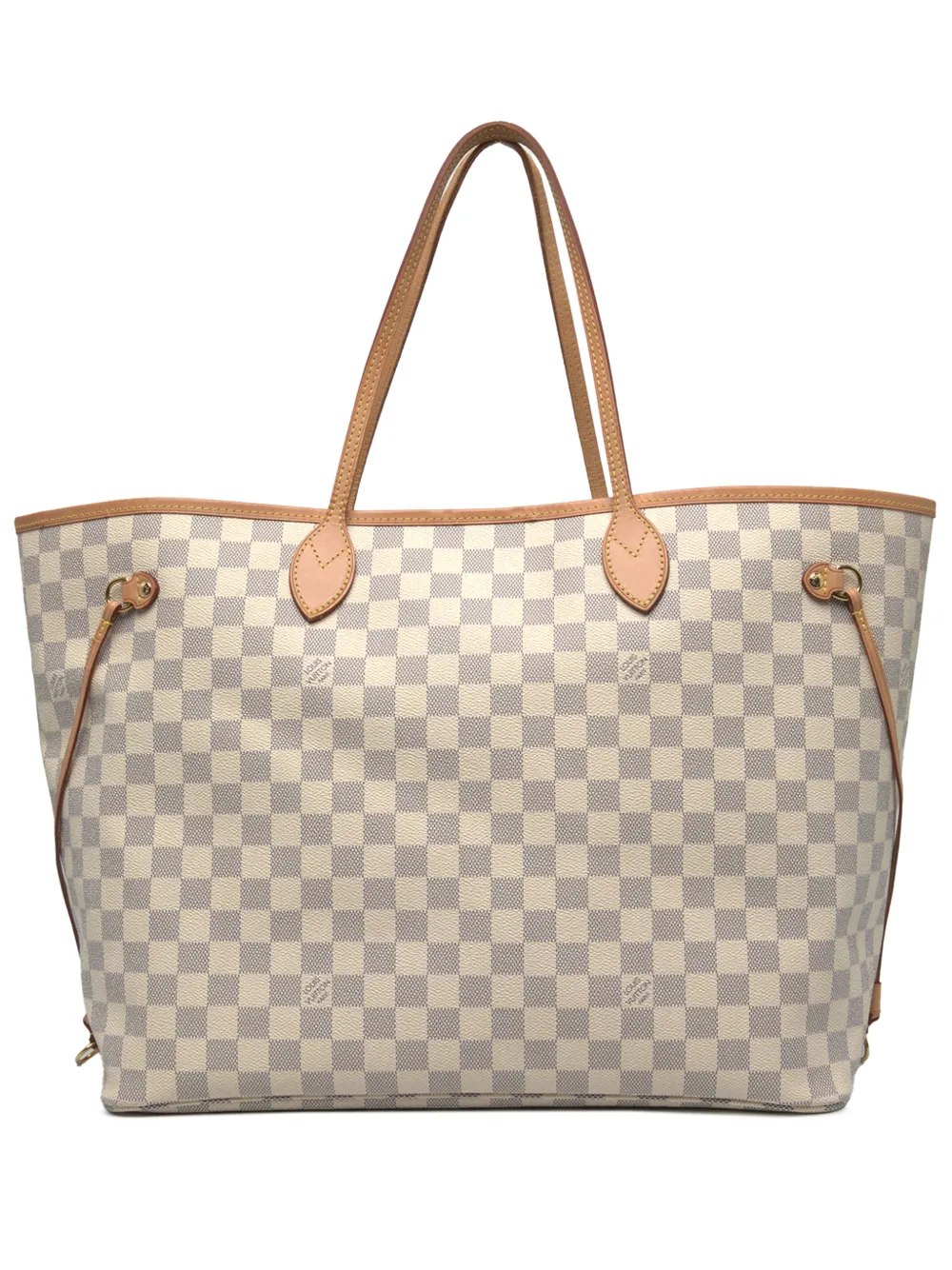 Louis Vuitton Pre-Owned 2018 Damier Azur Neverfull GM tote bag - White