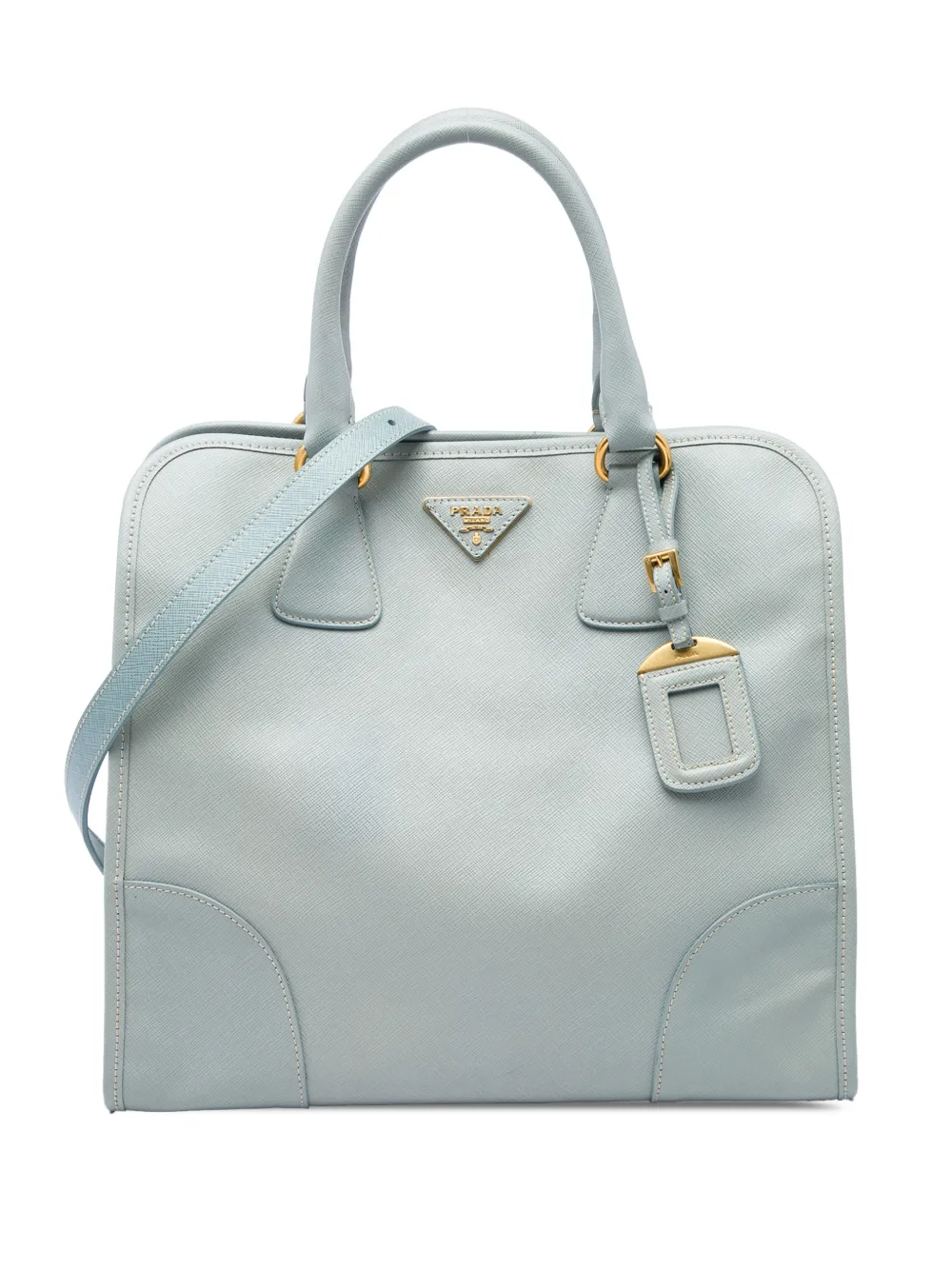 Prada Pre-Owned 2000-2013 Saffiano Lux Shopping Tote satchel - Blu