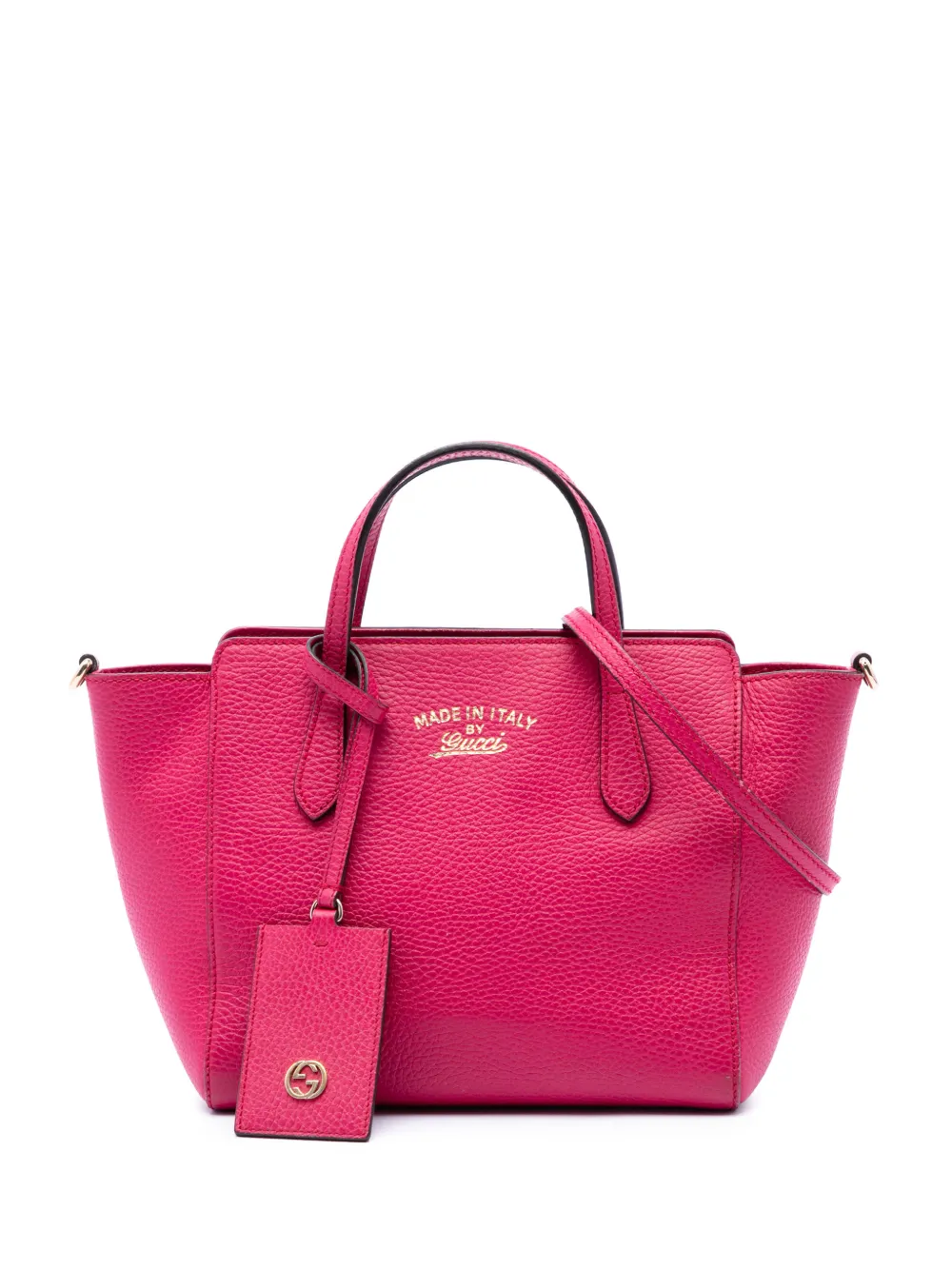 Gucci Pre-Owned 2016-2026 Mini Leather Swing satchel - Pink