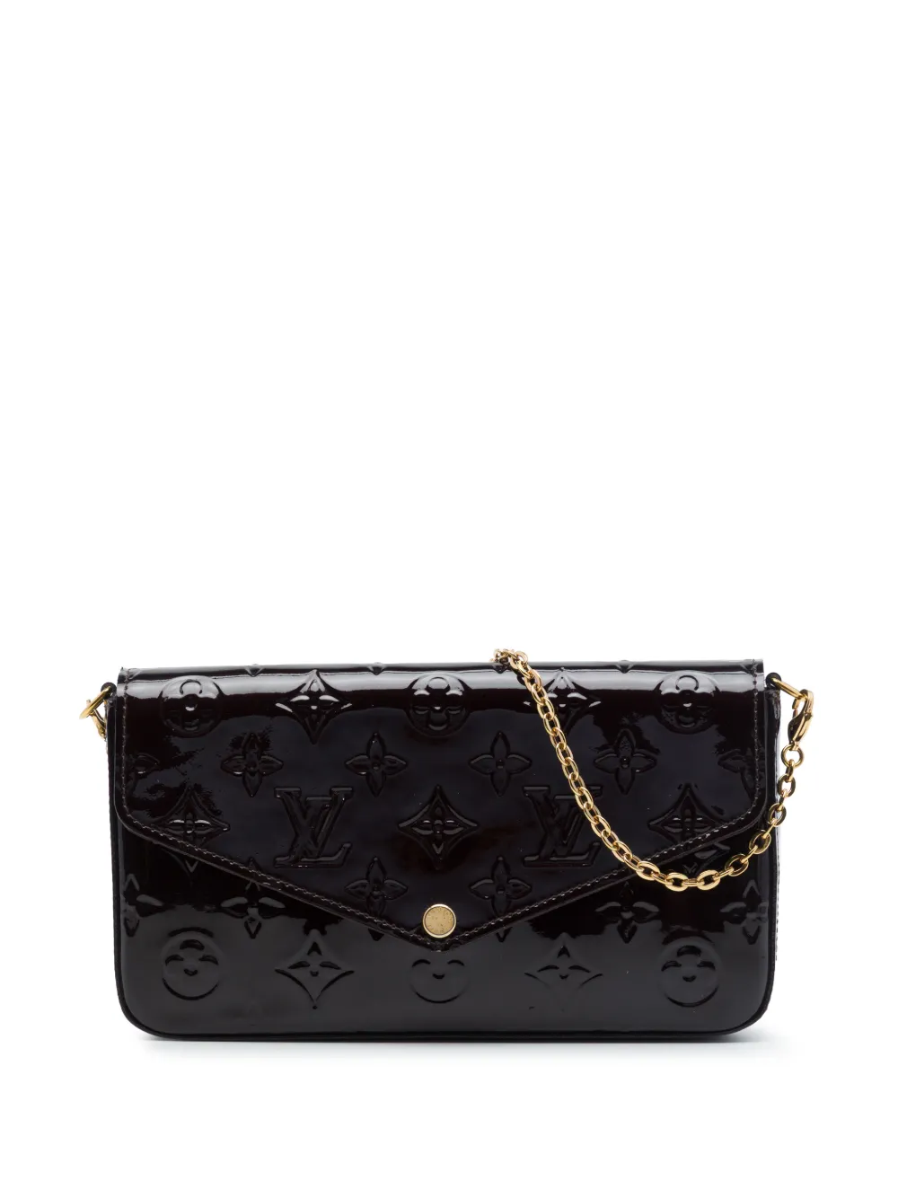 Louis Vuitton Pre-Owned 2019 Monogram Vernis Pochette Felicie crossbody bag - Viola