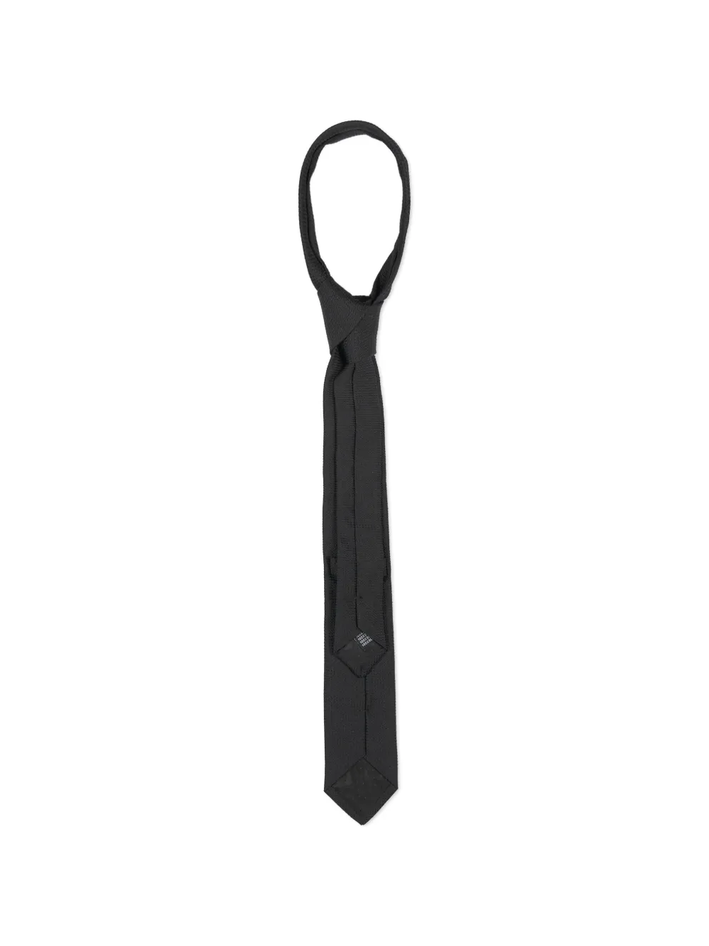Sergio Carignani textured silk tie Zwart