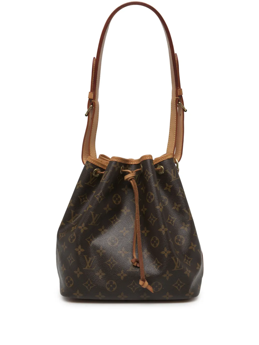 Louis Vuitton Pre-Owned 2012 Monogram Petit Noe bucket bag - Braun