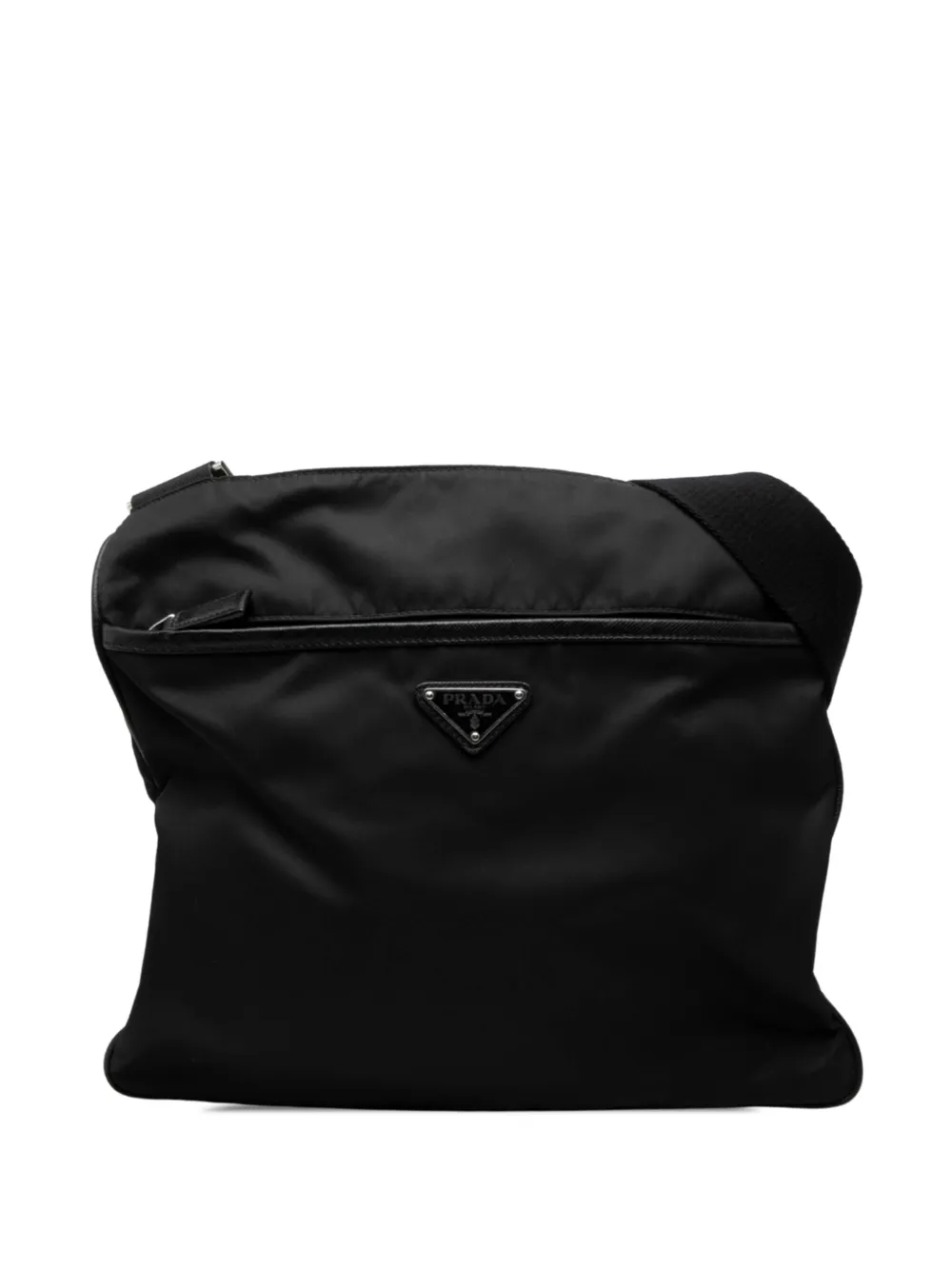 Prada Pre-Owned 2013-2026 Tessuto Zip Top crossbody bag - Nero