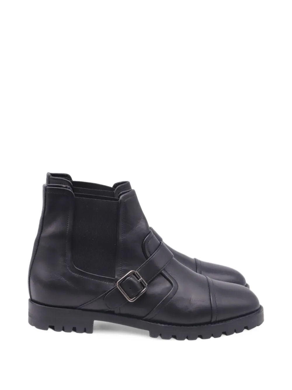 Manolo Blahnik 2010s Traba buckle-strap ankle boots - Schwarz