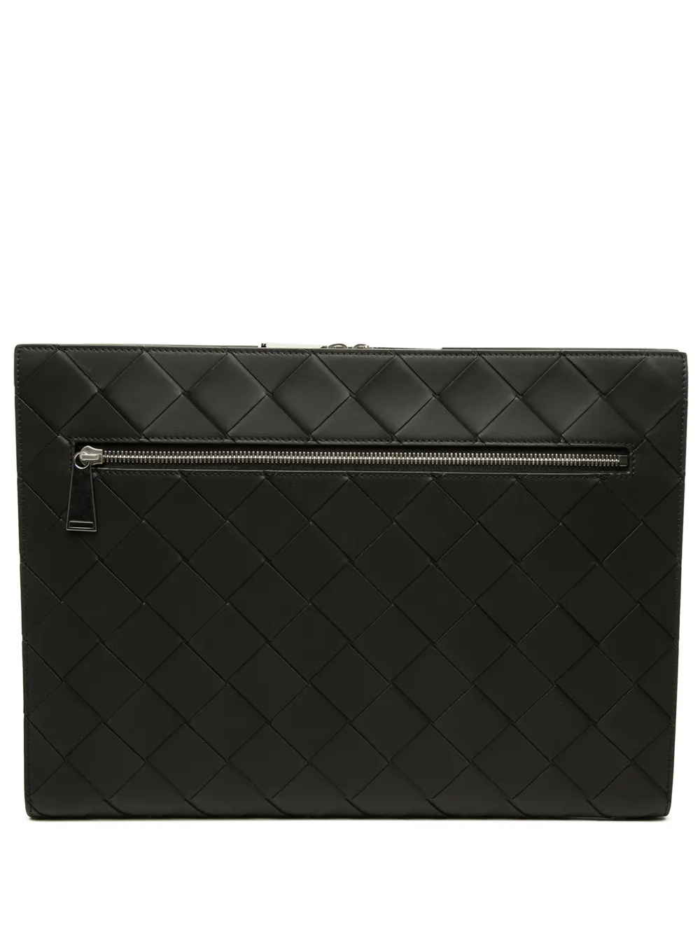 Bottega Veneta Pre-Owned 2012-2026 Nappa Maxi Intrecciato Document Case clutch bag - Schwarz