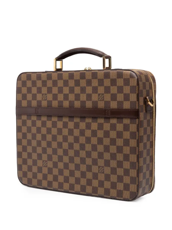 LOUIS VUITTON ダミエ ビジネスバッグ Louis Vuitton Pre-Owned 2005 ダミエ エベヌ ポルト オーディ