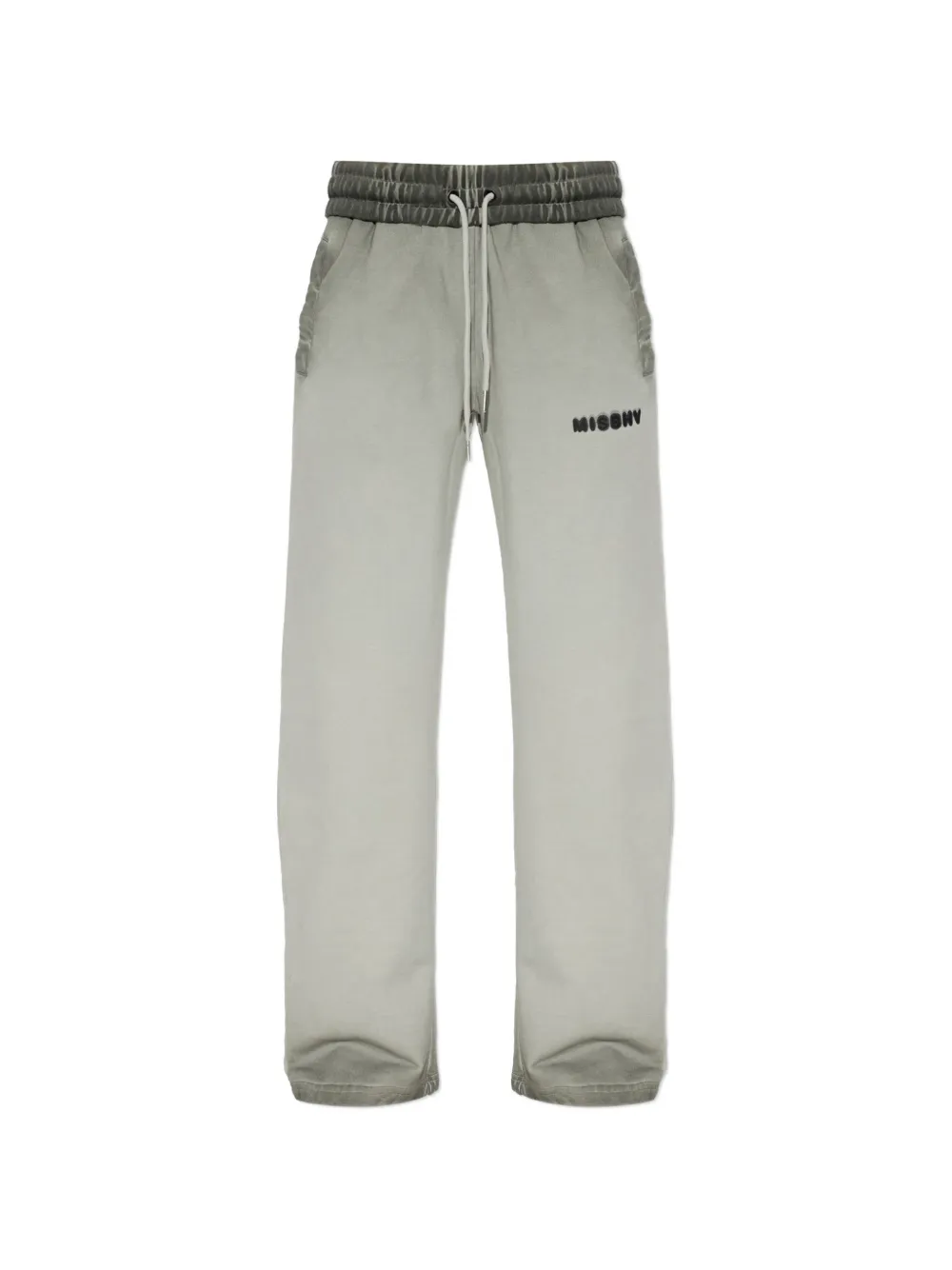 MISBHV logo-embroidered track pants - Grigio
